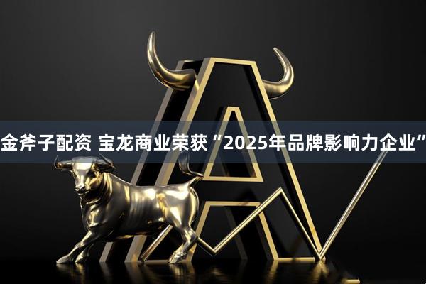 金斧子配资 宝龙商业荣获“2025年品牌影响力企业”